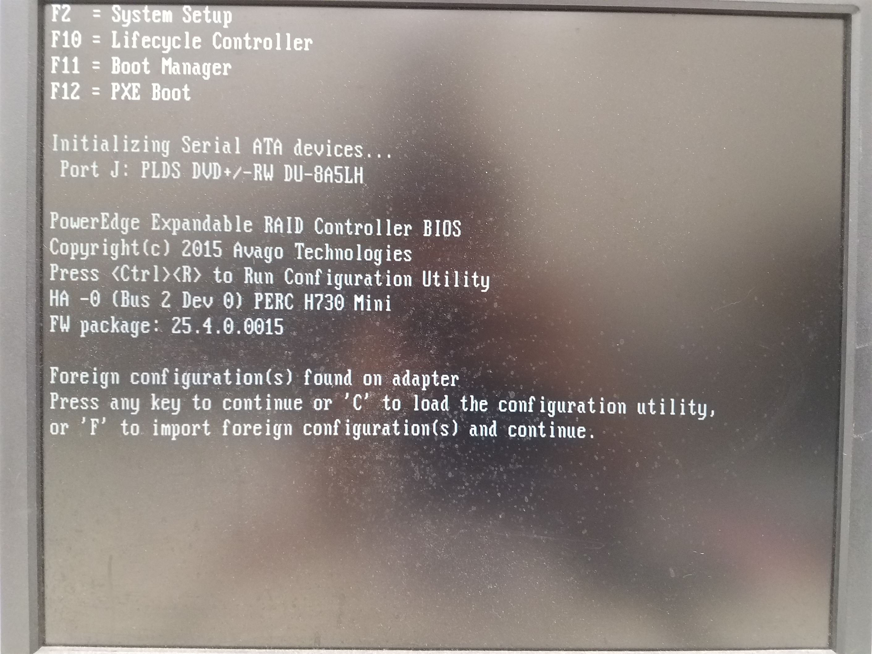 Computer screen showing the virtual drives 